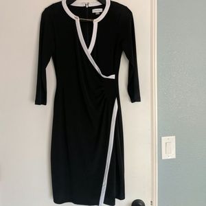 Calvin Klein faux wrap dress